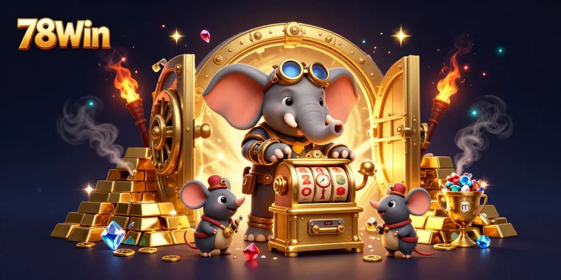 Spin the golden slot machine at 78Win for a chance at thrilling jackpots and treasures.