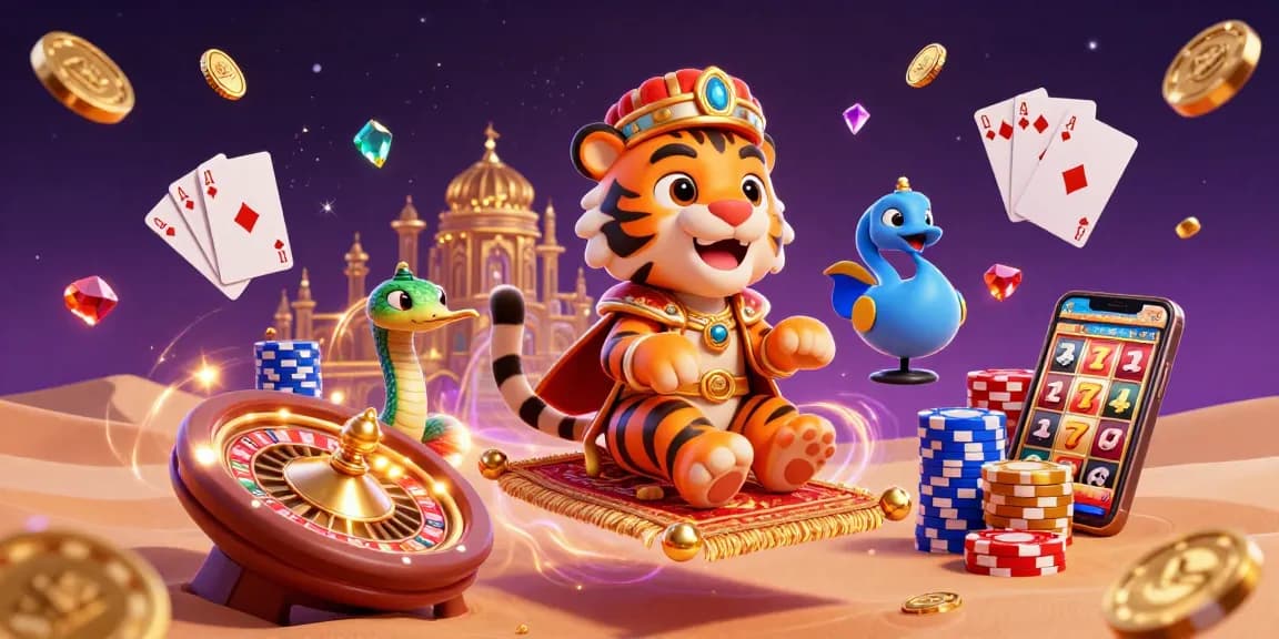 Play HITCLUB for thrilling action with casino games and majestic visuals in an Arabian Nights scene.