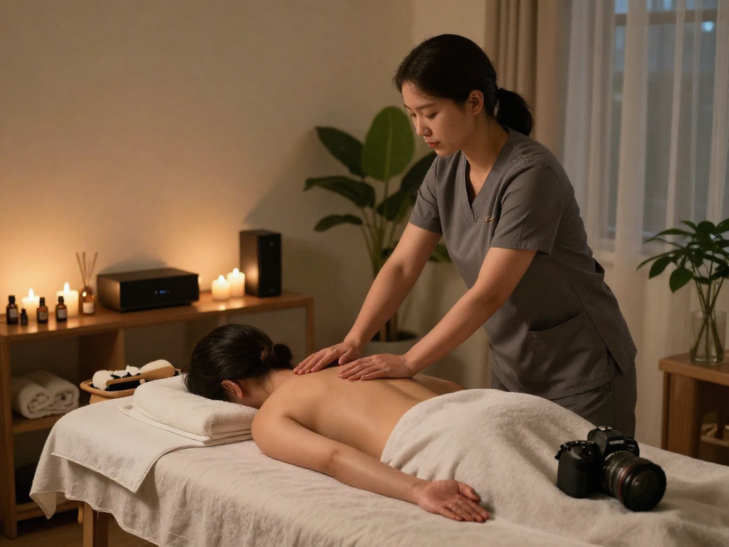 Experience premium 성북구출장안마 services in a calming home environment.