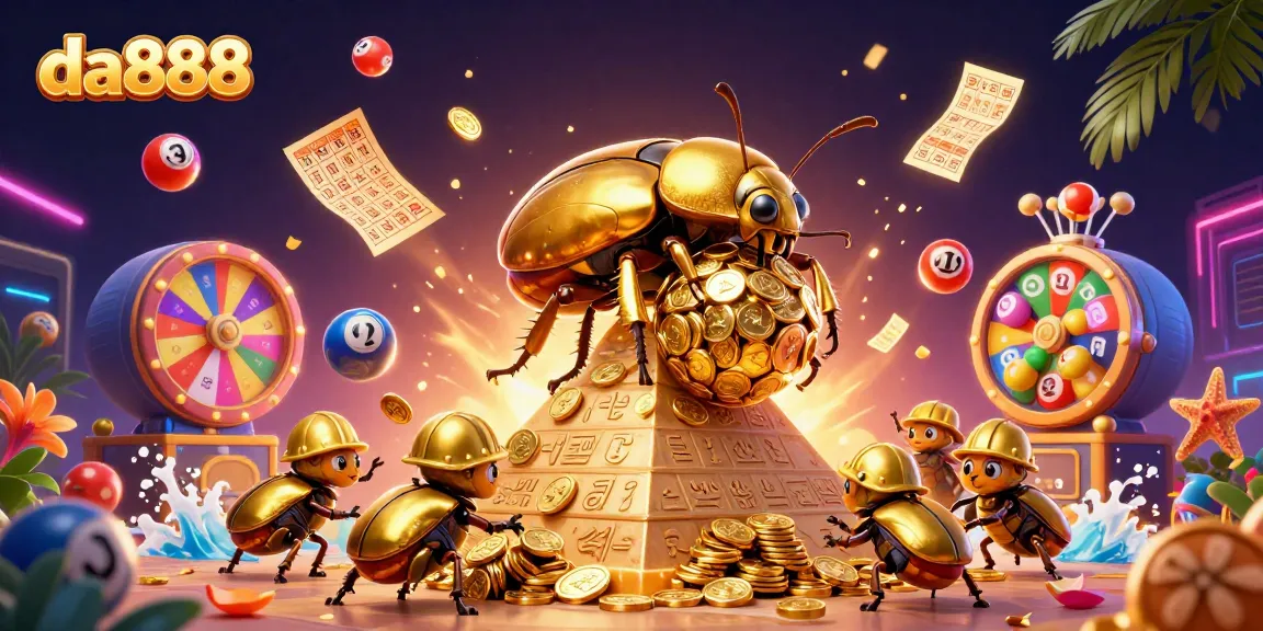 Experience da888 with colorful lottery interactions and a vibrant casino atmosphere.