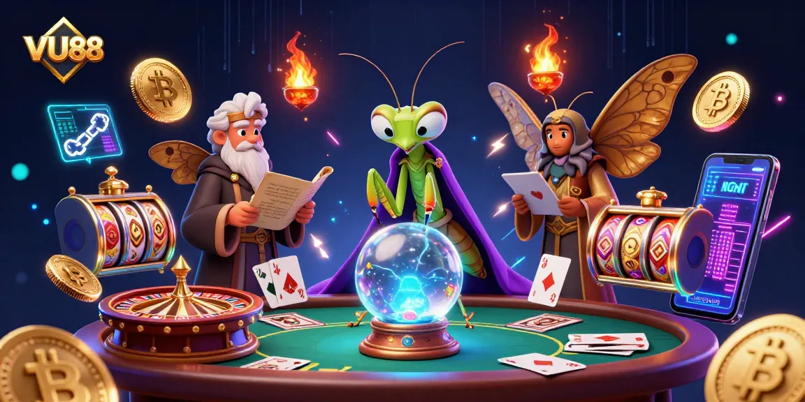 Experience thrilling gameplay at VU88 with dynamic casino elements and vibrant characters.