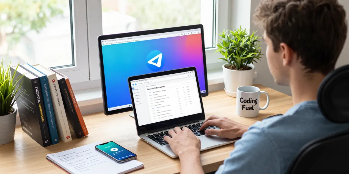 Transform your Telegram Chinese experience seamlessly with essential setup tips in a modern workspace environment.