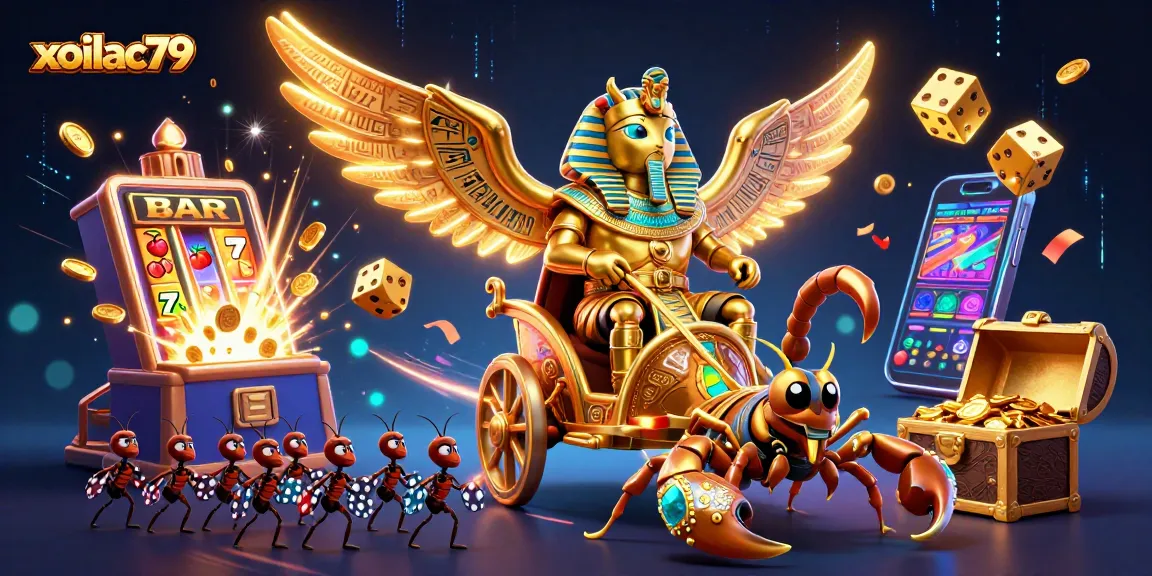 Xoilac79 offers an exhilarating online gaming experience with vibrant jackpot elements and engaging characters.