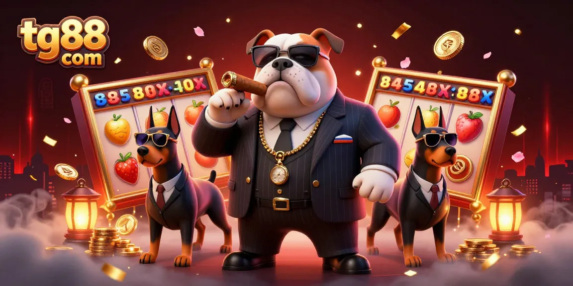 Experience the thrilling gaming atmosphere at tg88 com with a vibrant 3D illustration featuring a strong casino theme.