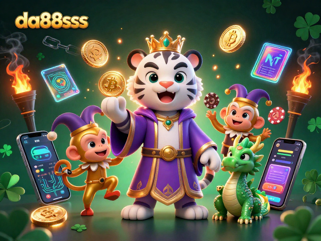 Experience exciting gameplay at da88sss with vibrant characters and dynamic casino elements.