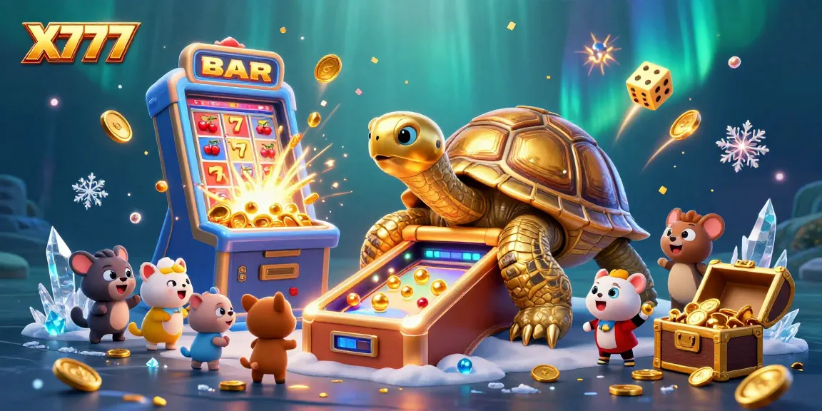 X777 players enjoying a jackpot moment at a casino with vibrant colors and dynamic elements