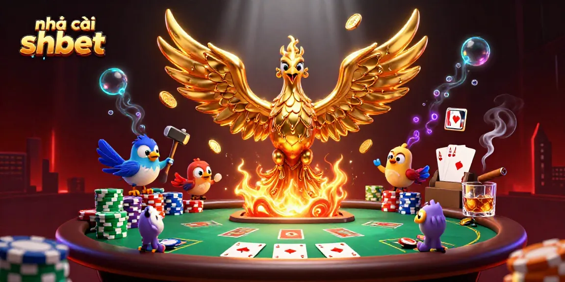 Engage in exhilarating games at nhà cái shbet with a dazzling phoenix and vibrant poker scene.