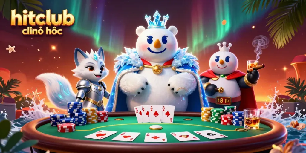 Experience the excitement of hitclub chính thức through vibrant poker action with fantasy elements.