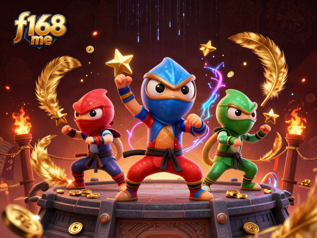 Experience thrilling casino action with f168 me featuring ninja chameleons and golden elements.