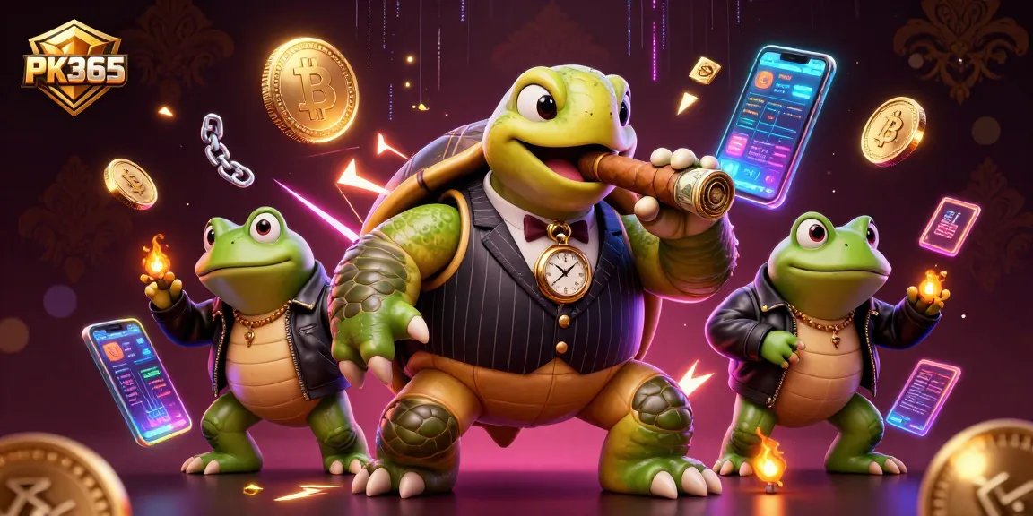 Experience thrilling gameplay with PK365, a fun and vibrant online earning app featuring a lively casino scene.
