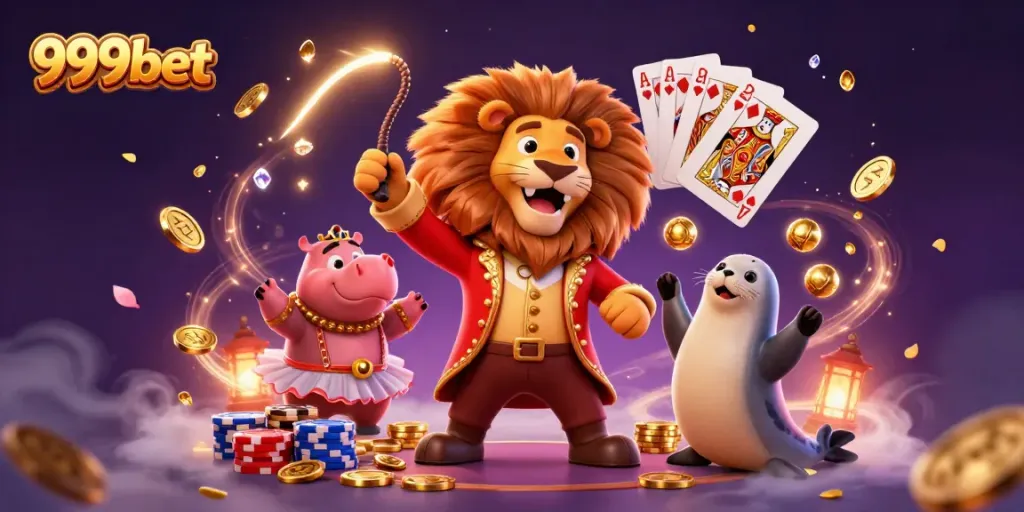 Experience thrilling wins at 999bet with rich casino elements and vibrant characters.