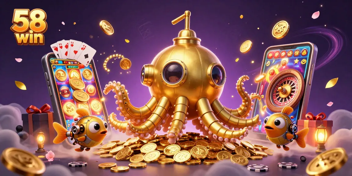 Experience thrilling gameplay at 58 win with exciting slot games and golden coin jackpots.